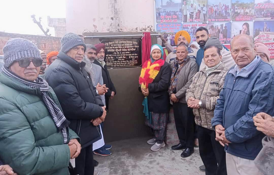 ਗਲੀਆਂ - ਨਾਲੀਆਂ ਤੇ ਗੰਦੇ ਪਾਣੀ ਦੇ ਪ੍ਰਬੰਧ ਦਾ ਹਲਕਾ ਵਿਧਾਇਕ ਸੰਤੋਸ਼ ਕਟਾਰੀਆ ਨੇ ਉਦਘਾਟਨ ਕੀਤਾ
